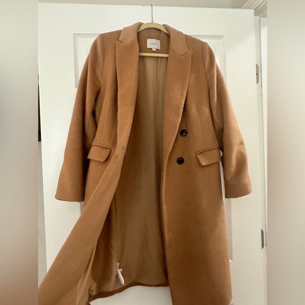 Double Breasted Tan Coat size MP